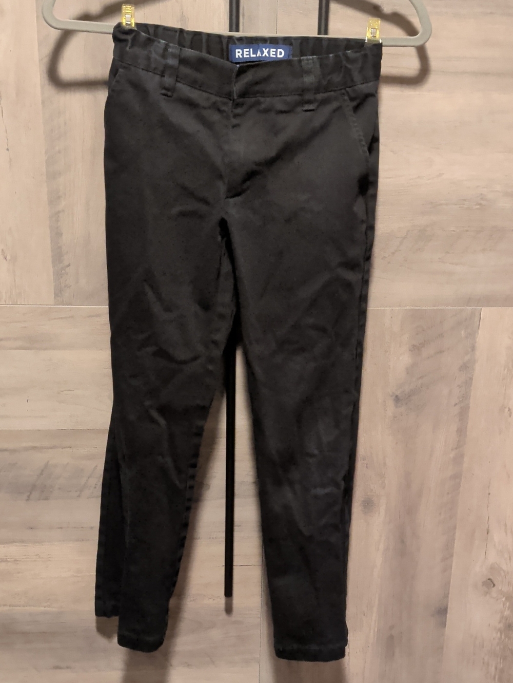 French Toast Relaxed Black Chinos for Boys